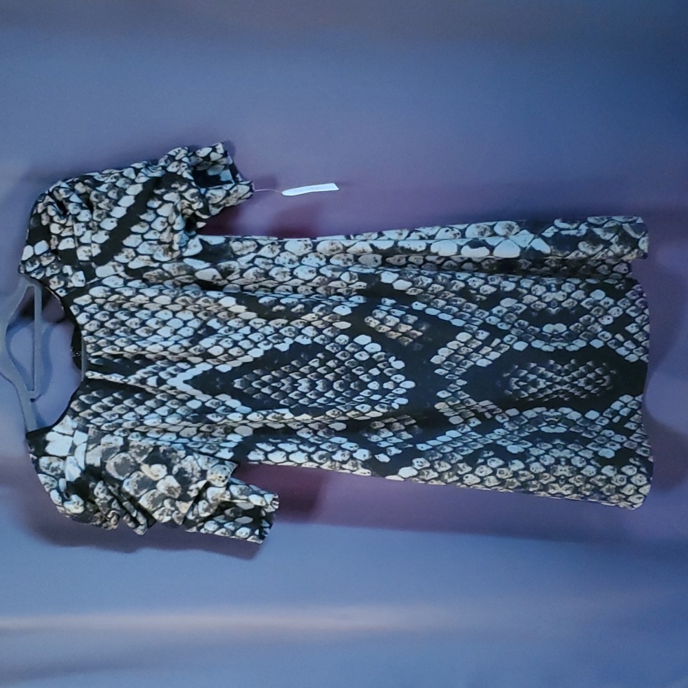 Jessica Simpson Snakeskin Patterned Dress